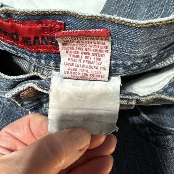 Vintage JNCO Pants 90's Flaming Skull Old School Skater 30"x31" Streetwear Y2K - Picture 11 of 16